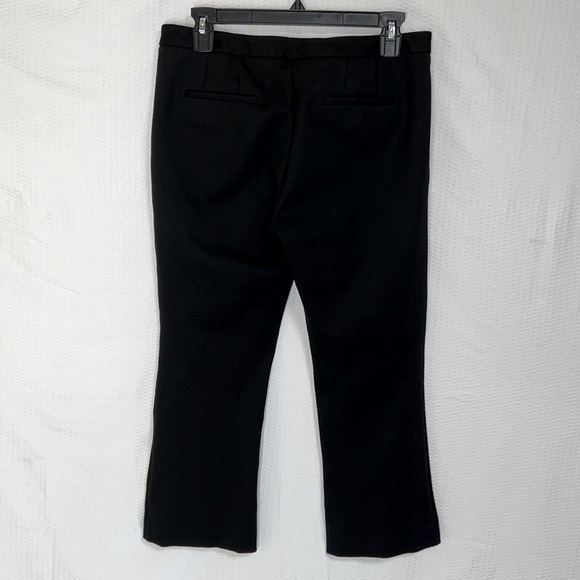 Matty M Black Stretch Cropped Capri Ankle Bootcut Pants - Size Medium - Picture 2 of 6
